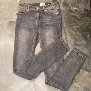 Hudson girls light black skinny jeans size 16 EUC